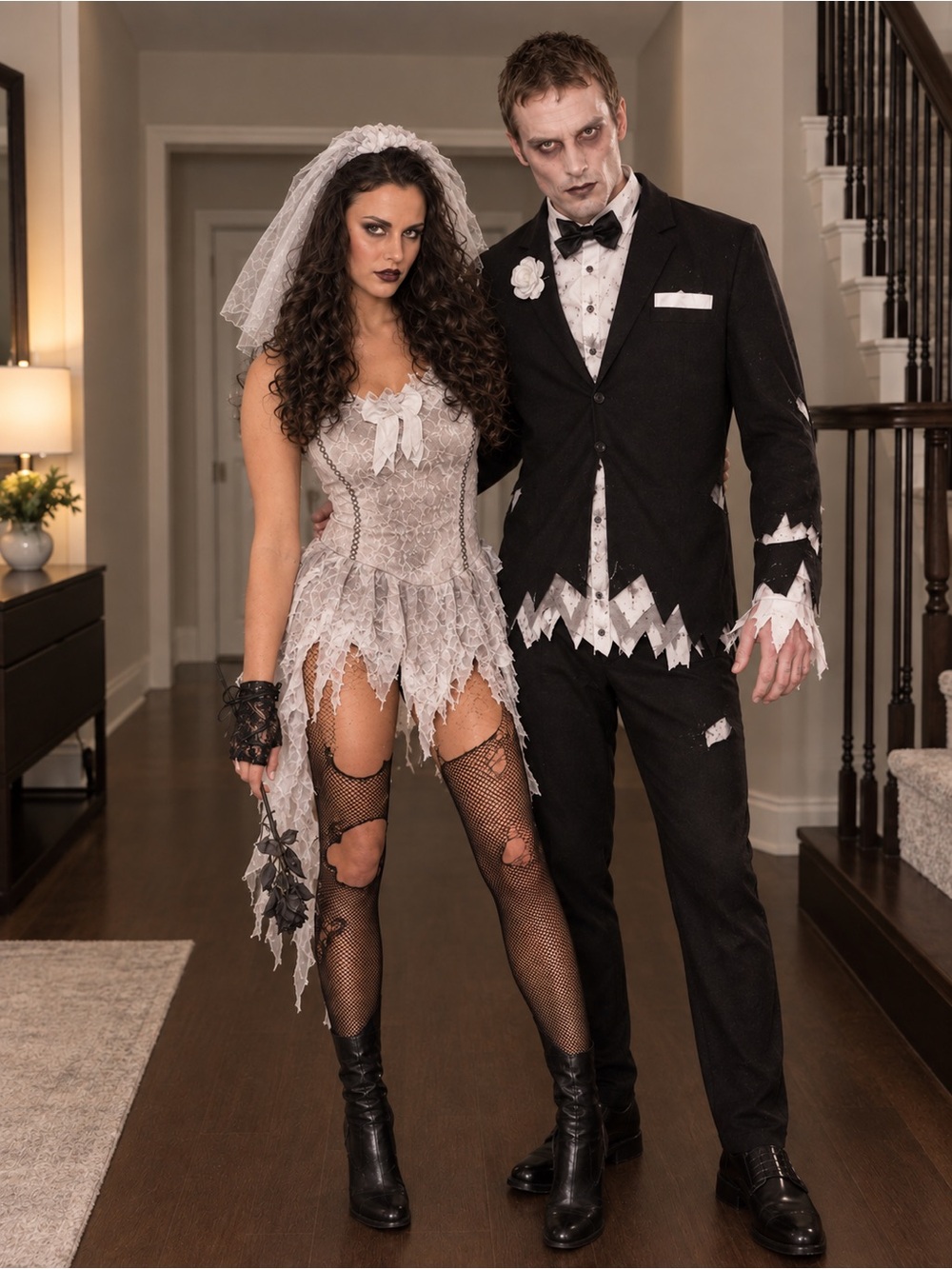 Zombie Bride & Groom Costumes